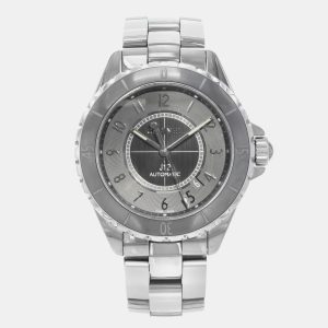 Chanel J12 H2934 Chromatic Gray Arabic Dial Ceramic Steel Automatic Unisex Watch 41 mm, Watches - Luxury Closet catalog
