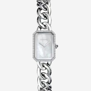Chanel White MOP Diamond Stainless Steel Premiere H3253 Quartz Women's Wristwatch 16 mm, Watches - Luxury Closet catalog