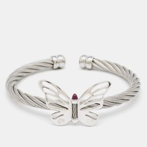 Charriol Butterlfly Enamel Silver Tone Bracelet, Jewelry - Luxury Closet catalog