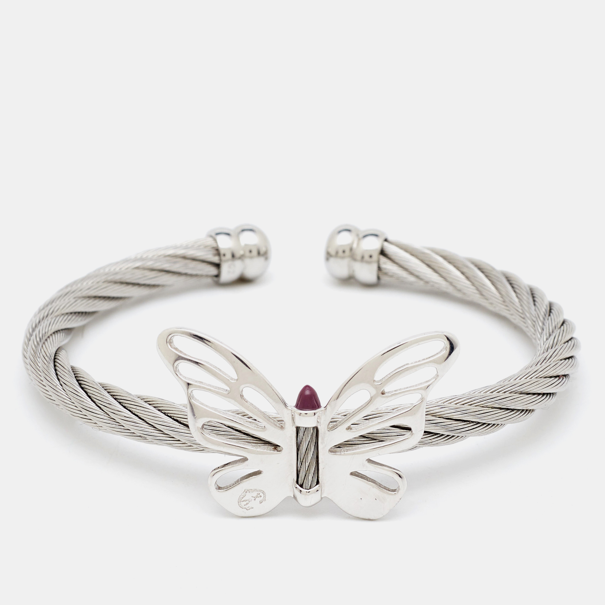 Charriol Butterlfly Enamel Silver Tone Bracelet, Jewelry - Luxury Closet catalog