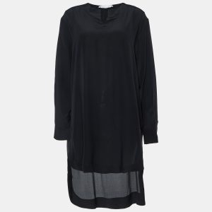 Chloe Black Silk Loose Fit Mini Dress M, Dresses - Luxury Closet catalog