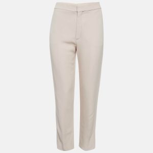Chloe Pink Crepe Regular Trousers M, Clothing - Luxury Closet catalog