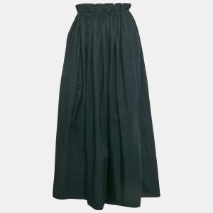 Chlo&eacute; Blue Cotton Elasticated Waistband Midi Skirt XS, Skirts - Luxury Closet catalog