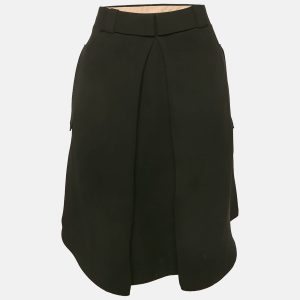 Chlo&eacute; Black Silk Pleated Short Skirt L, Skirts - Luxury Closet catalog