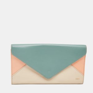 Chloe Multicolor Leather Envelope Continental Wallet, Wallets & Money Clips - Luxury Closet catalog