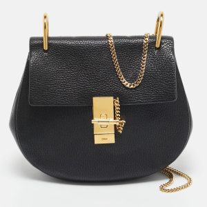Chloe Black Leather Medium Drew Shoulder Bag, Shoulder Bags - Luxury Closet catalog