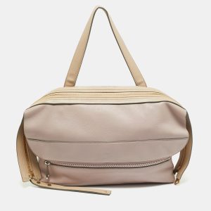 Chloe Pink/Beige Leather Dalston Shoulder Bag, Shoulder Bags - Luxury Closet catalog