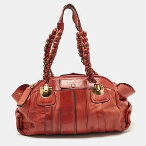 Chloe Orange Leather Heloise Satchel, Satchels - Luxury Closet catalog