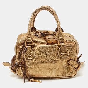 Chloe Gold Leather Paddington Satchel, Satchels - Luxury Closet catalog
