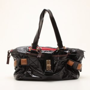 Chloe Black Patent Leather 'Audra' Tote, Tote Handbags - Luxury Closet catalog