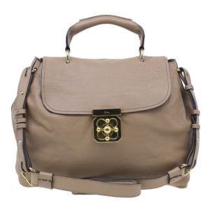 Chloe Beige Leather Elsie Satchel, Satchels - Luxury Closet catalog