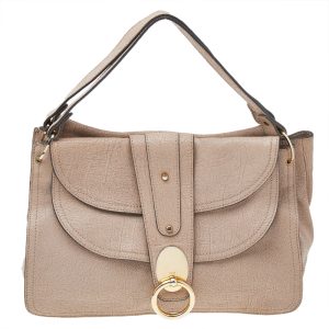 Chloe Pink Textured Leather Satchel, Satchels - Luxury Closet catalog