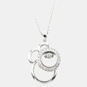 Chopard 18KT White Gold Happy Diamonds Pendant in 0.39 CTW, Necklaces - Luxury Closet catalog