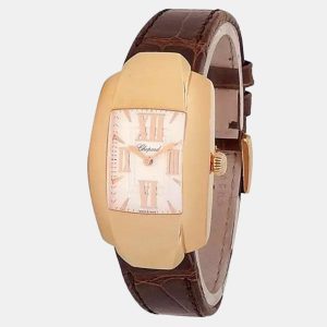 Chopard La Strada 419255-5001 Quartz Silver 18k Rose Gold Women's Wristwatch 26 mm, Watches - Luxury Closet catalog