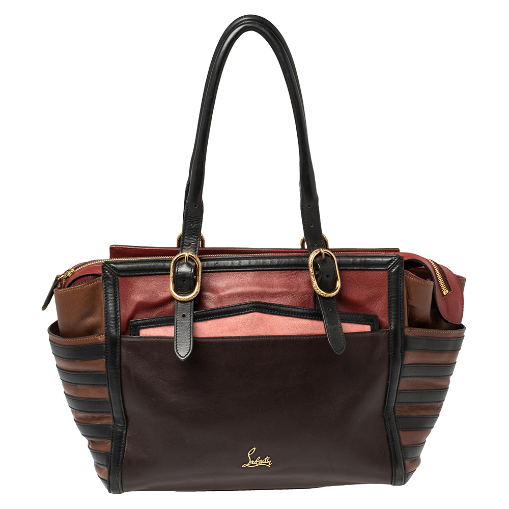 Christian Louboutin Multicolor Leather Buckle Tote, Tote Handbags - Luxury Closet catalog