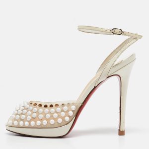 Christian Louboutin Transparent/Cream Patent and PVC St Jeanette Pumps Size 36, Pumps - Luxury Closet catalog
