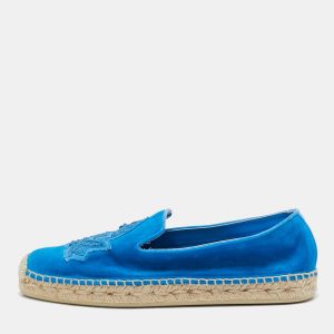 Christian Louboutin Blue Suede Nanou Orlato Espadrille Flats Size 38, Flats - Luxury Closet catalog