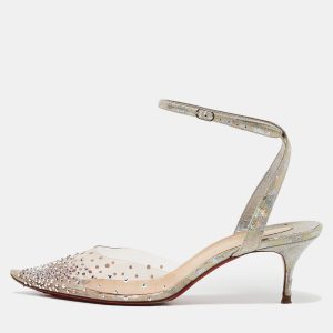Christian Louboutin Transparent PVC Spikaqueen Ankle Wrap Pumps Size 40, Pumps - Luxury Closet catalog