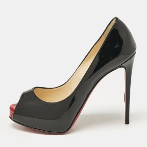 Christian Louboutin Black Patent Very Prive Pumps Size 35, Pumps - Luxury Closet catalog