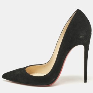 Christian Louboutin Black Suede So Kate Pumps Size 35.5, Pumps - Luxury Closet catalog
