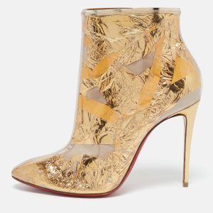 Christian Louboutin Transparent PVC Booty Ankle Length Boots Size 39, Boots - Luxury Closet catalog