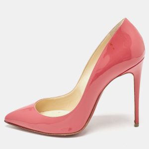 Christian Louboutin Pink Patent Leather Pigalle Follies Pumps Size 38, Pumps - Luxury Closet catalog