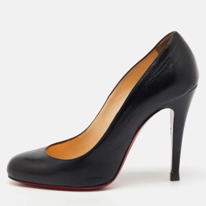 Christian Louboutin Black Leather Ron Ron Pumps Size 37, Pumps - Luxury Closet catalog