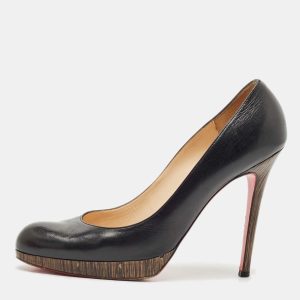 Christian Louboutin Black Leather Neofilo Platform Pumps Size 40, Pumps - Luxury Closet catalog