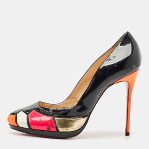Christian Louboutin Multicolor Patent Leather Astrogirl Pumps Size 38.5, Pumps - Luxury Closet catalog