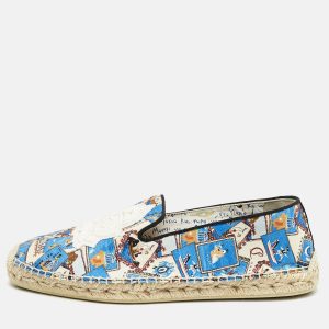Christian Louboutin Multicolor Canvas Galia Espadrille Flats Size 41, Flats - Luxury Closet catalog