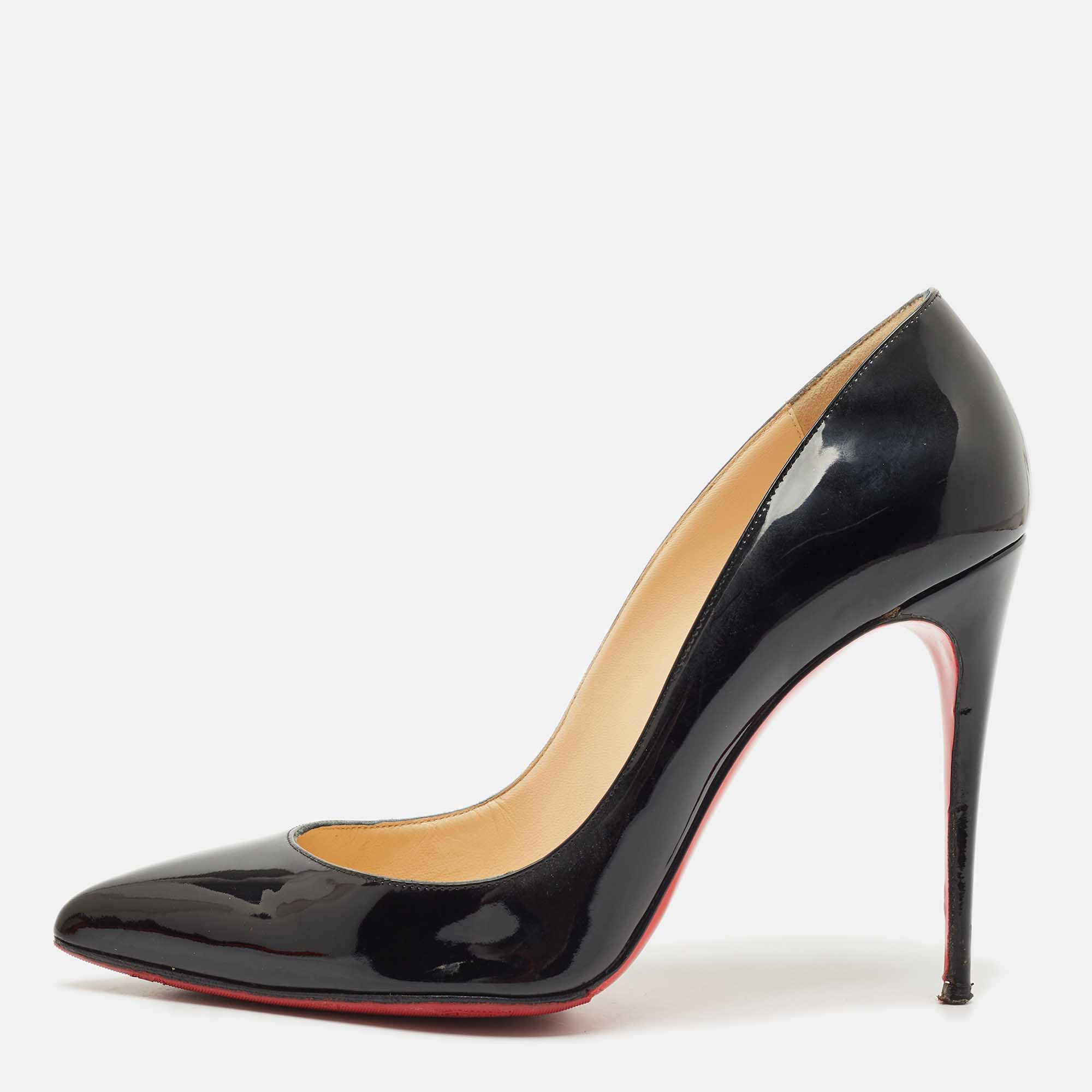 Christian Louboutin Black Patent Leather Pigalle Pumps Size 41, Pumps - Luxury Closet catalog
