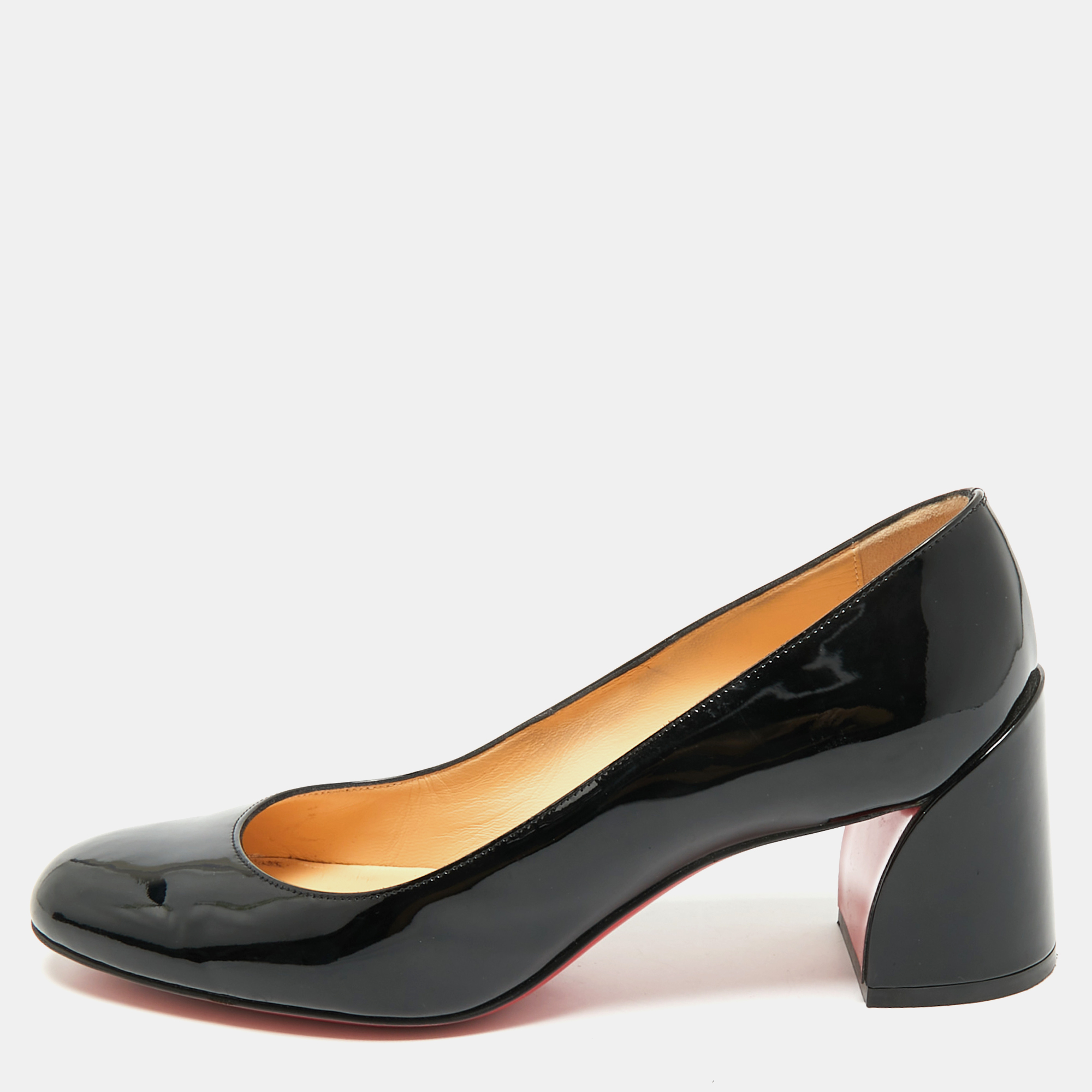Christian Louboutin Black Patent Leather Miss Sab Pumps Size 36.5, Pumps - Luxury Closet catalog