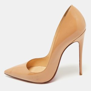Christian Louboutin Beige Patent Leather So Kate Pumps Size 38.5, Pumps - Luxury Closet catalog