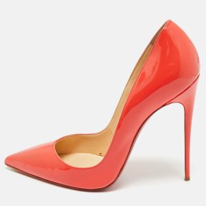 Christian Louboutin Pink Patent Leather Pigalle Follies Pumps Size 39.5, Pumps - Luxury Closet catalog