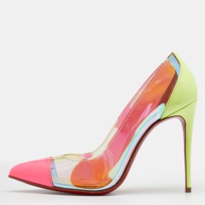 Christian Louboutin Multicolor PVC and Patent Leather Pumps Size 36, Pumps - Luxury Closet catalog