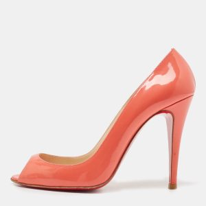 Christian Louboutin Pink Patent Leather Flo Pumps Size 37, Pumps - Luxury Closet catalog