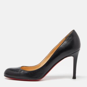 Christian Louboutin Black Leather New Simple Pumps Size 36.5, Pumps - Luxury Closet catalog