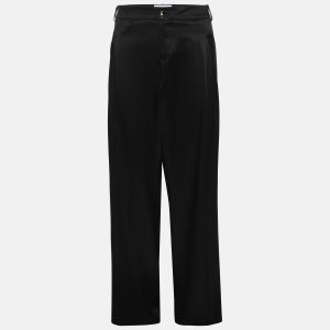 Class by Roberto Cavalli Black Silk Wide Leg Trousers XXL, Clothing - Luxury Closet catalog