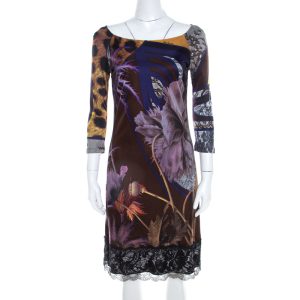 Class by Roberto Cavalli Multicolor Jersey Printed Midi Dress M, Dresses - Luxury Closet catalog