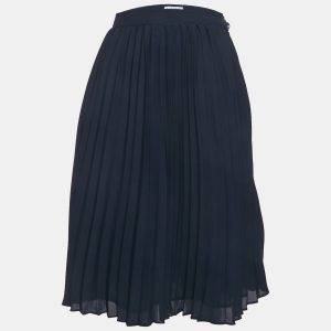 Claudie Pierlot Navy Blue  Plisse Midi Skirt S, Skirts - Luxury Closet catalog