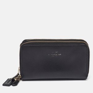 Coach Black Leather Double Zip Around Wallet, Wallets & Money Clips - Luxury Closet catalog