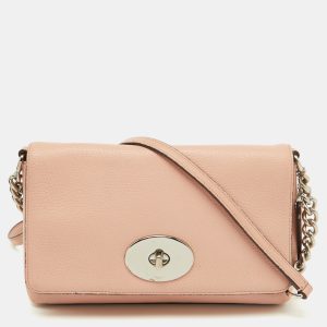 Coach Light Pink Leather Crosstown Flap Shoulder Bag, Shoulder Bags - Luxury Closet catalog