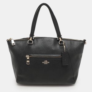 Coach Black Leather Prairie Satchel, Satchels - Luxury Closet catalog