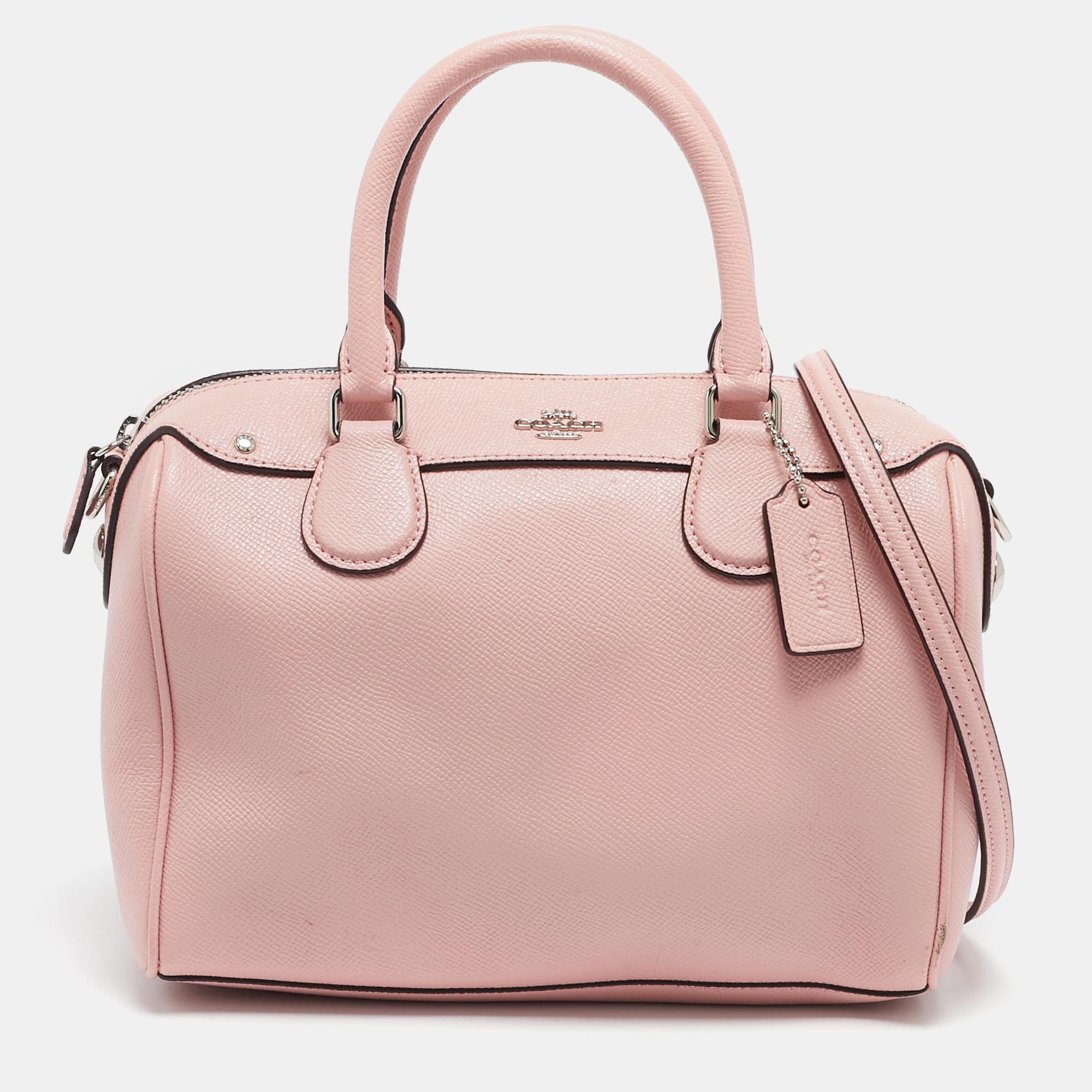 Coach Pink Leather Mini Bennett Satchel, Satchels - Luxury Closet catalog