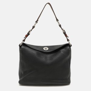Coach Black Leather Chelsea Turnlock Hobo, Shoulder Bags - Luxury Closet catalog