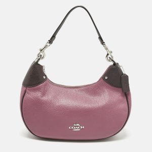 Coach Pink/Burgundy Leather Mara Hobo, Shoulder Bags - Luxury Closet catalog