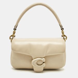 Coach Beige Leather Tabby Pillow 18 Shoulder Bag, Shoulder Bags - Luxury Closet catalog