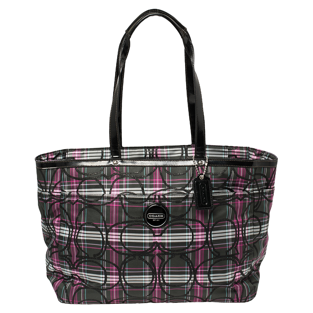 Coach Multicolor Canvas and Patent Leather Diaper Bag, Handbags - Luxury Closet catalog