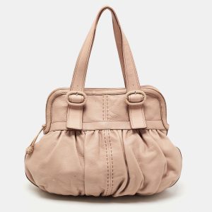 Cole Haan Light Pink Leather Pleated Hobo, Shoulder Bags - Luxury Closet catalog