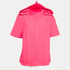 Comme des Garcons Pink Jersey Zip-Up Hooded Jacket M, Coats & Jackets - Luxury Closet catalog